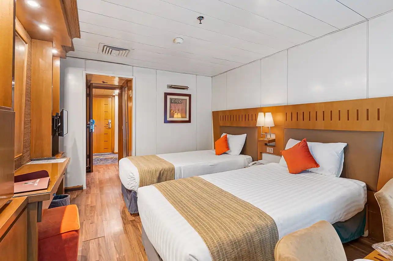 Cabin aboard the MS Mojito Nile Cruise Nile cruise